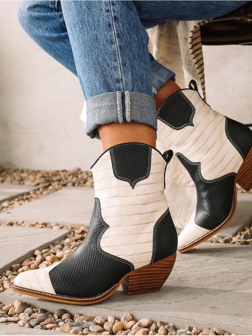 ARider Girl Eden Western Inspired Ankle Boots NWOB
